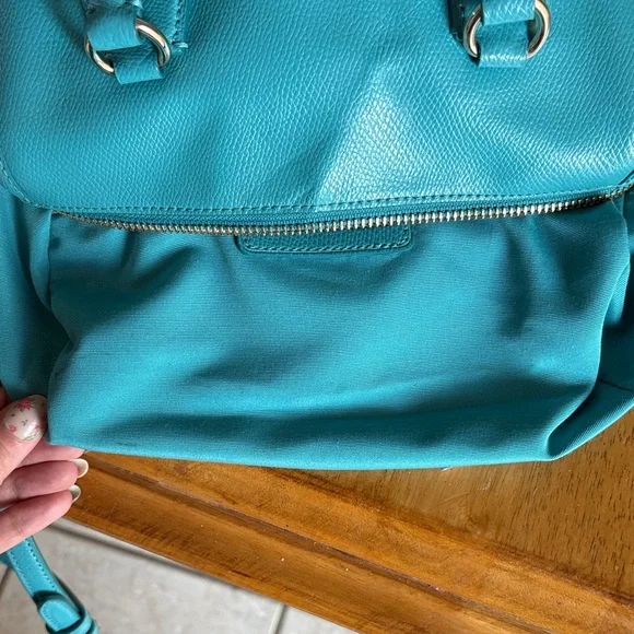 Coach 2015 Teal mini Bennett - Picture 6 of 7
